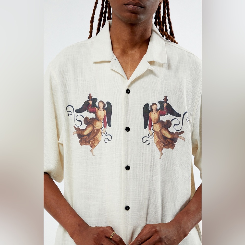 Pacsun Madonna Oversized Camp Shirt - Picture 7 of 16